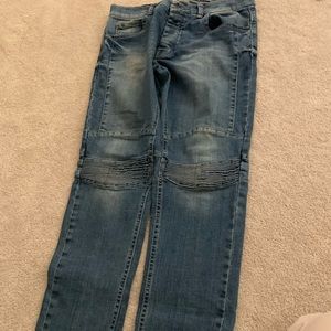 men’s moto zara jeans size 32 w